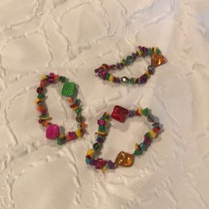 3 bright bracelets